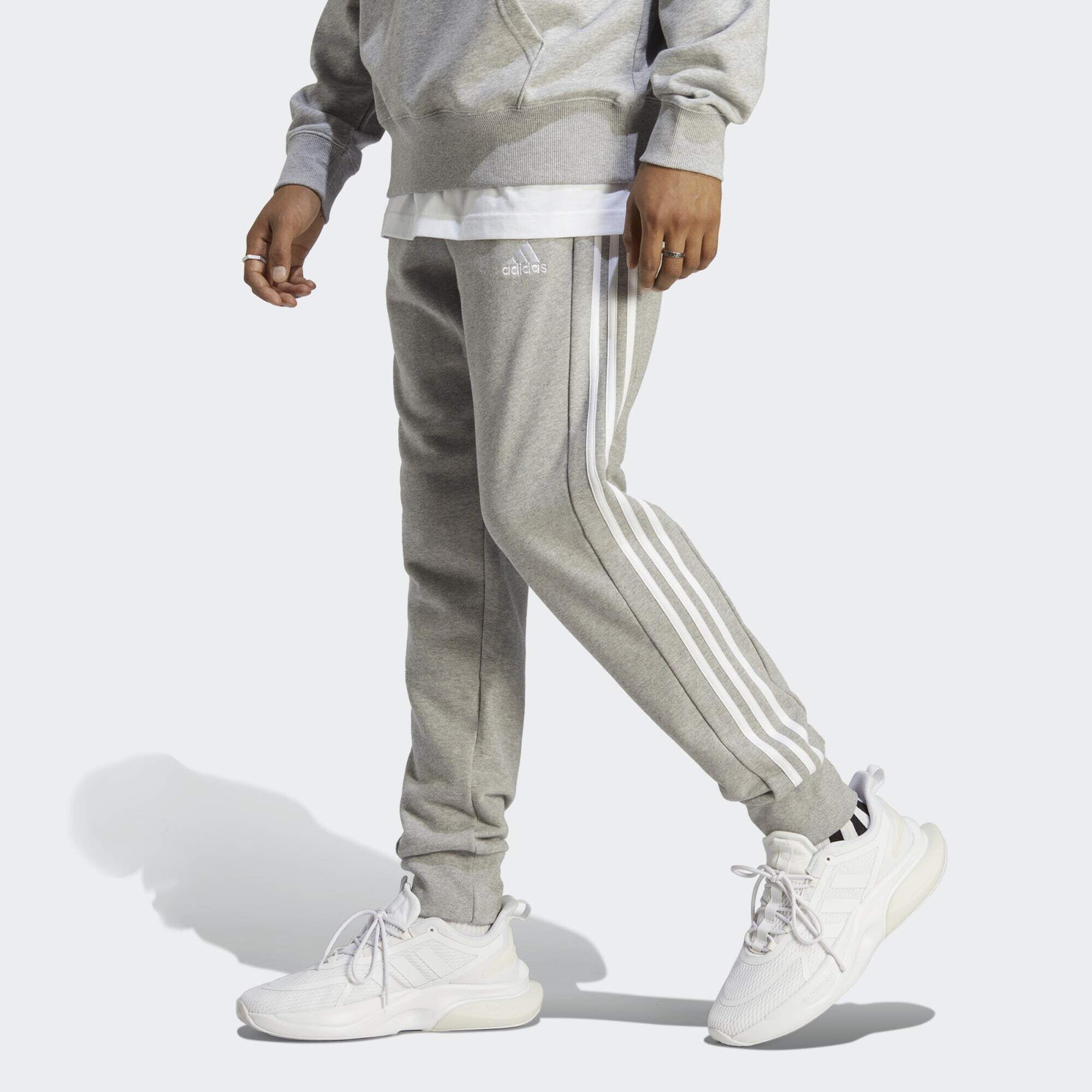 Mens adidas joggers 3 stripe store