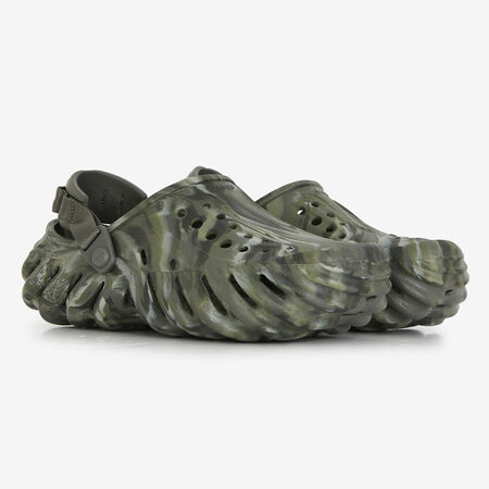 CROCS ECHO CLOG MARBLED VERT HOMME