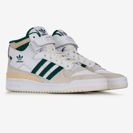 ADIDAS ORIGINALS forum FORUM MID BLANC/VERT HOMME
