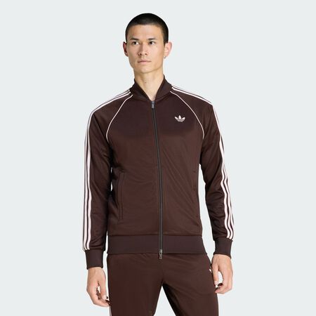 ADIDAS ORIGINALS JACKET FZ SUPERSTAR BROWN/PINK MEN