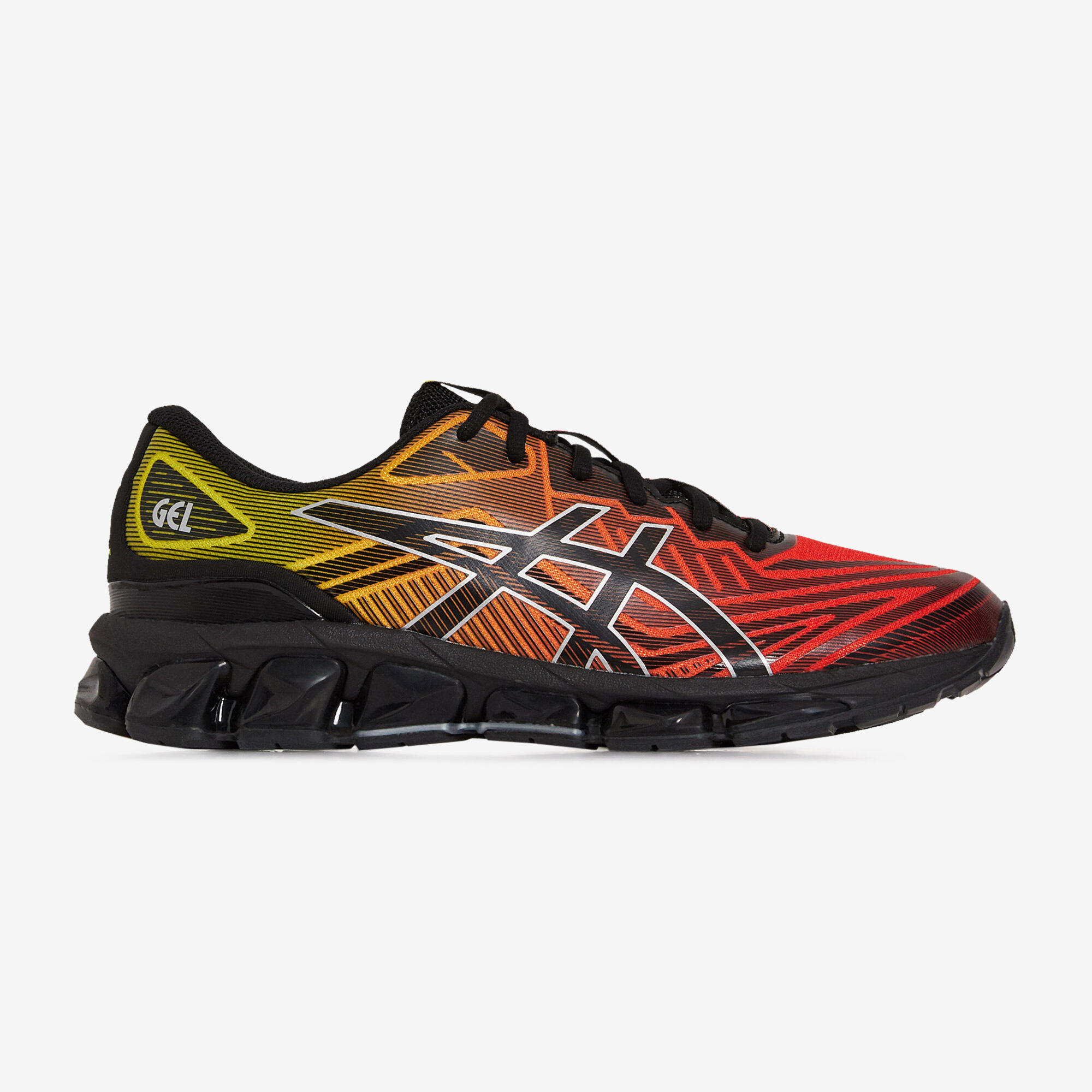 ASICS GEL QUANTUM 360 VII BLACK RED SNEAKERS MEN Courir