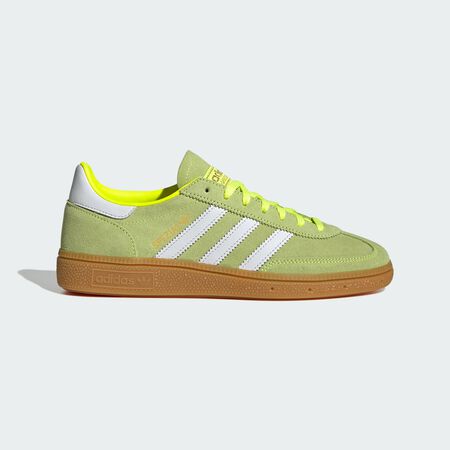 ADIDAS ORIGINALS Handball Spezial Shoes Solar Yellow / Cloud White / Gold Metallic WOMEN