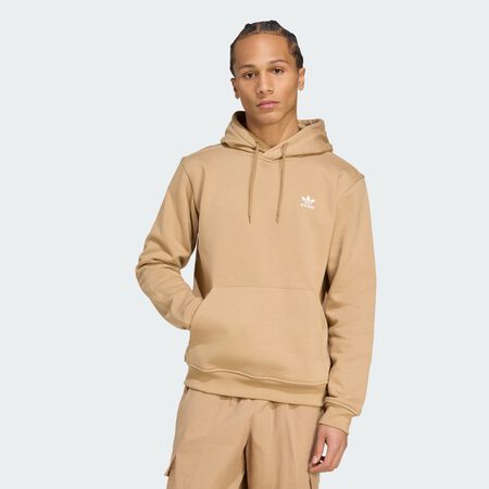 ADIDAS ORIGINALS HOODIE ESSENTIAL TREFOIL MARRON/BLANC HOMME