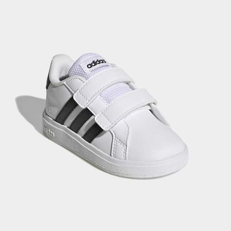 ADIDAS SPORTSWEAR Grand Court Lifestyle Hook and Loop Shoes Cloud White / Core Black / Core Black BABIES