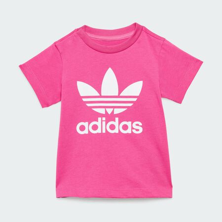 ADIDAS ORIGINALS Trefoil Tee Kids Semi Lucid Fuchsia TODDLERS