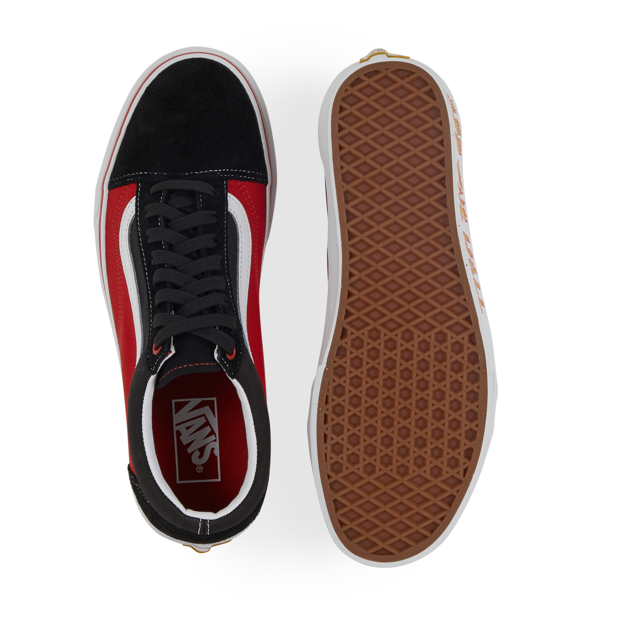 vans rouge courir
