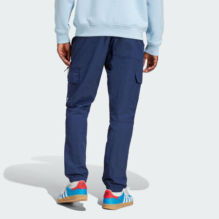 ADIDAS ORIGINALS Trefoil Essentials Woven Cargo Pants Night Indigo MEN