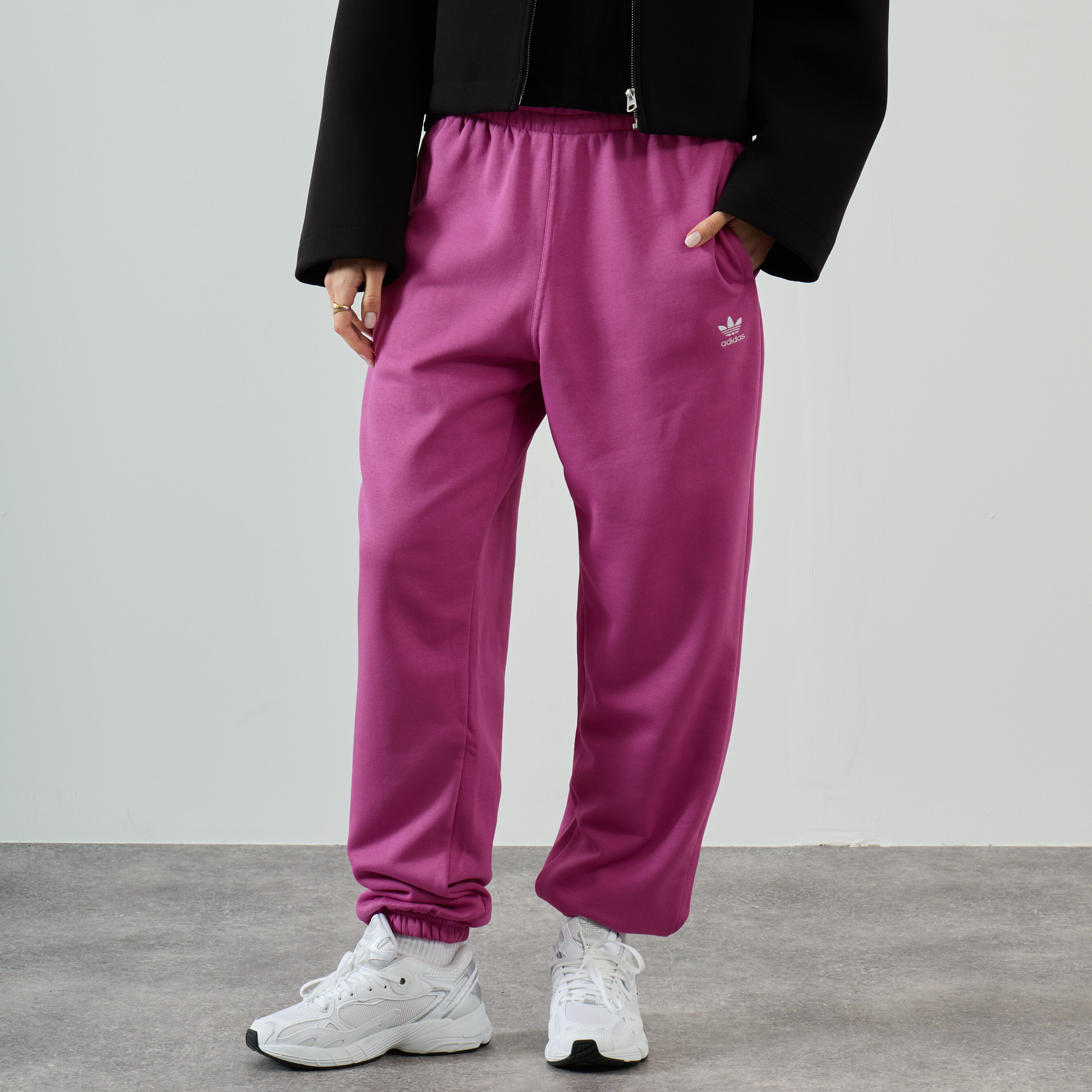 Jogging adidas femme gris et rose top