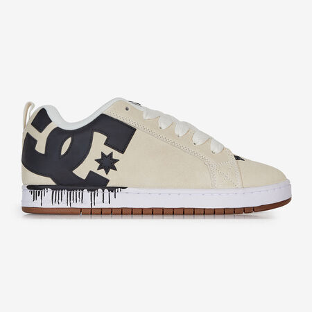 DC SHOES COURT GRAFFIK BLANC/NOIR HOMME