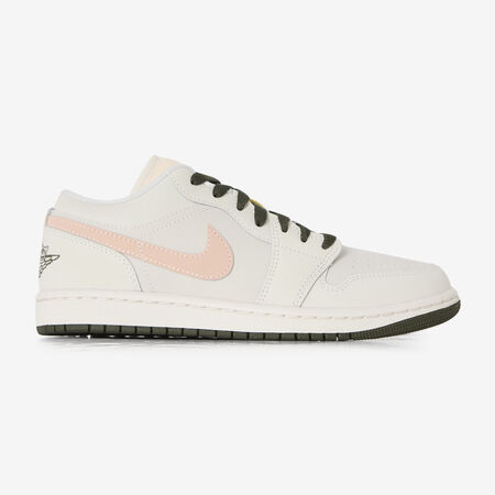 AIR JORDAN 1 LOW : KHAKI/PINK