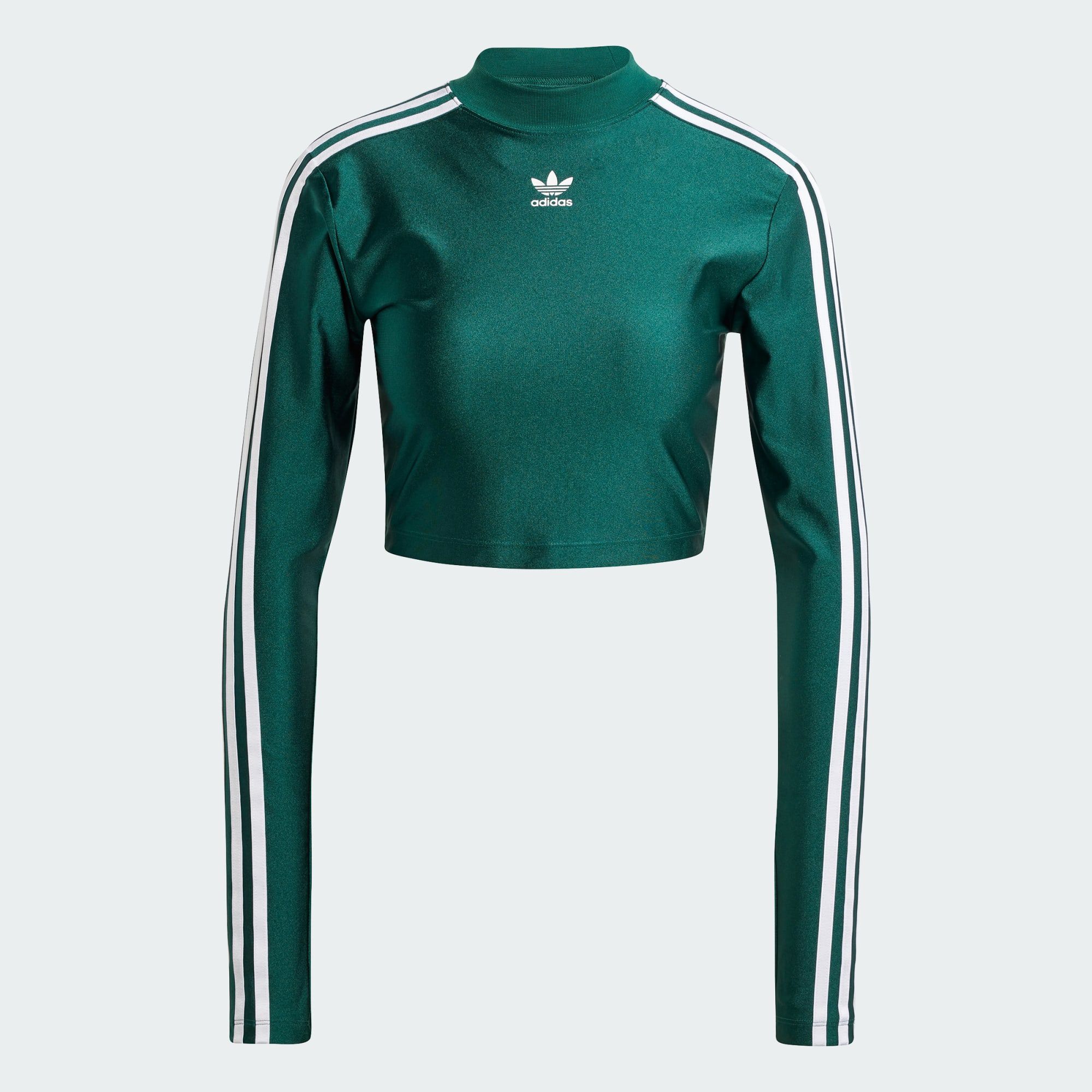 3 STRIPES CROPPED LONG SLEEVE TEE