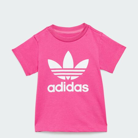 ADIDAS ORIGINALS Trefoil Tee Kids Semi Lucid Fuchsia TODDLERS