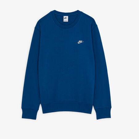 NIKE SWEAT CREW CLUB BLEU/BLANC HOMME