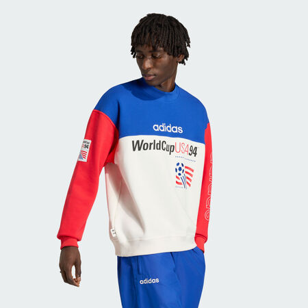 ADIDAS PERFORMANCE Graphic Sweatshirt Royal Blue / Cloud White MEN