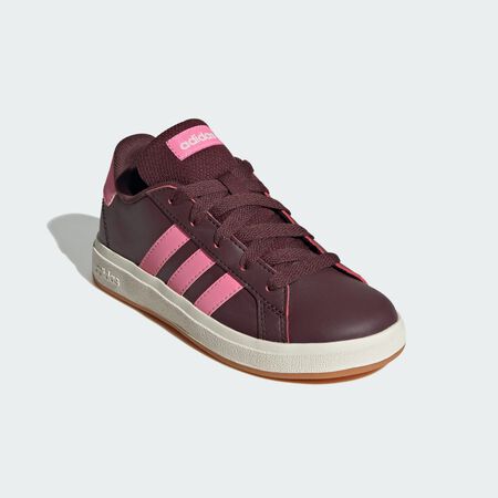 ADIDAS SPORTSWEAR Grand Court Lifestyle Tennis Lace-Up Shoes Aurora Ruby / Bliss Pink / Off White BABIES