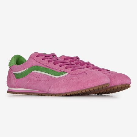 VANS SUPER LOWPRO ROSE/VERT FEMME