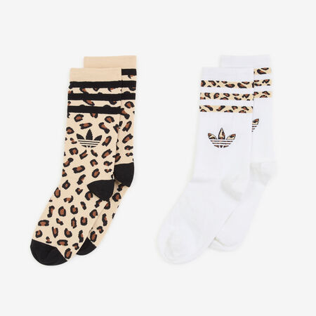 ADIDAS ORIGINALS CHAUSSETTES X2 CREW LEO BROWN/BLACK MEN
