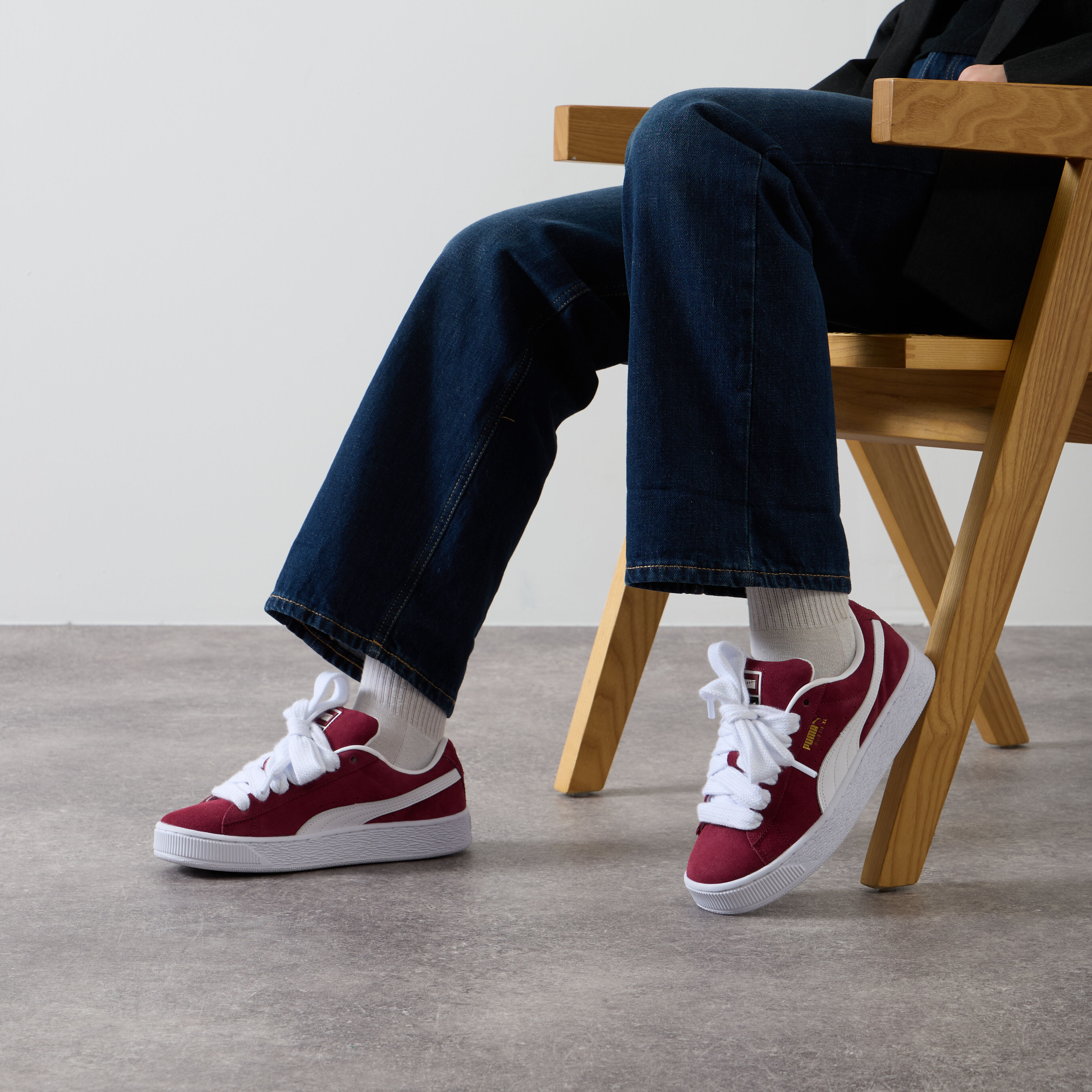 Puma suede best sale homme rouge