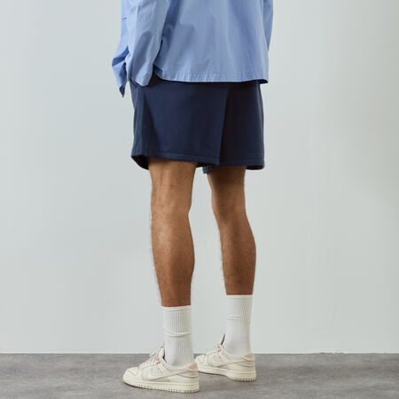 NIKE SHORT CLUB FLEECE FLOW MARINE HOMME