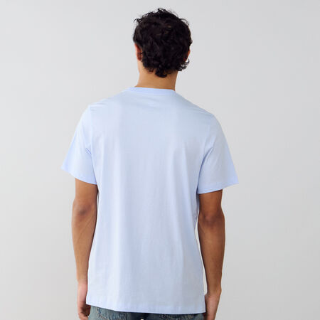 NIKE TEE SHIRT CLUB BLUE/WHITE MEN
