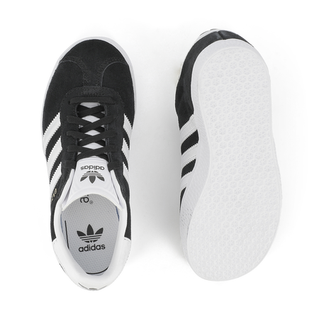ADIDAS ORIGINALS gazelle GAZELLE BLACK/WHITE TODDLERS