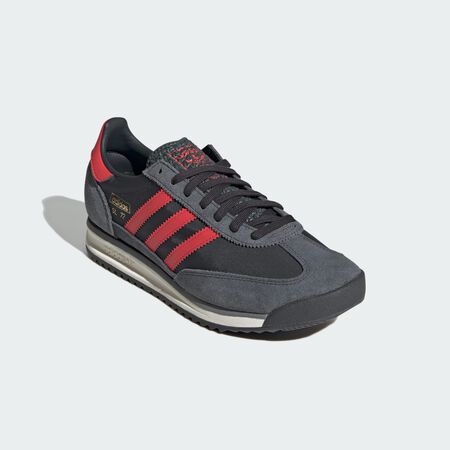 ADIDAS ORIGINALS Chaussure SL 72 RS Carbon / Real Coral / Grey Six MIXTE