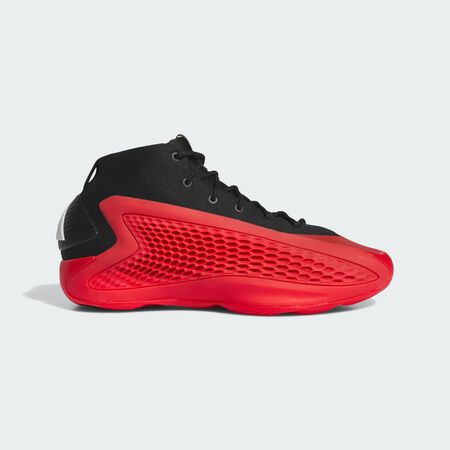 ADIDAS PERFORMANCE Anthony Edwards 1 Mid Basketball Shoes Core Black / Red / Cloud White MEN