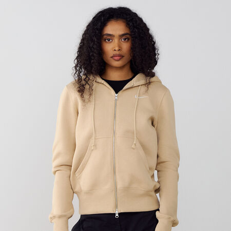 NIKE HOODIE PHOENIX FZ BEIGE FEMME