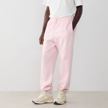 NEW BALANCE PANT JOGGER SMALL LOGO PINK/WHITE MEN