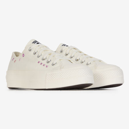 CONVERSE CHUCK TAYLOR ALL STAR LIFT OX BEIGE FEMME