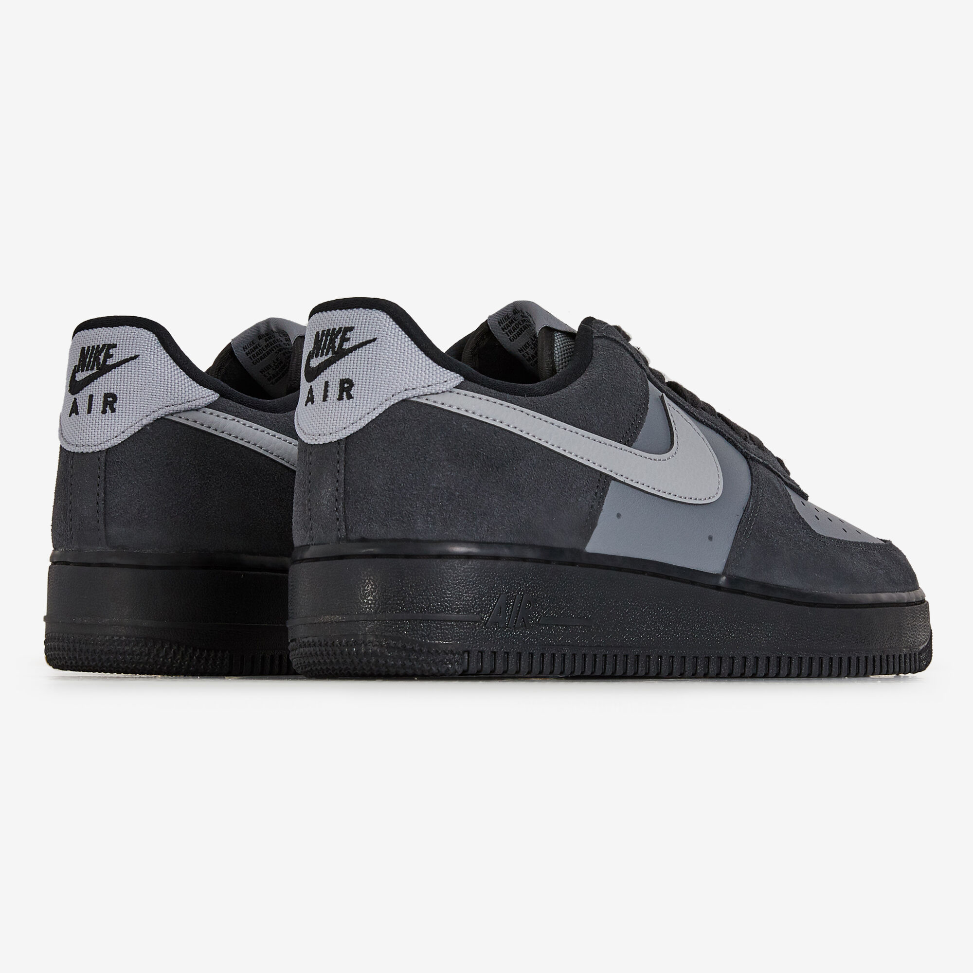 NIKE AIR FORCE 1 LV8 NOIR GRIS SNEAKERS HOMME Courir