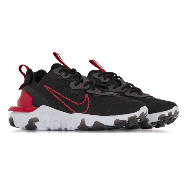 NIKE REACT VISION BLACK RED SNEAKERS MEN Courir