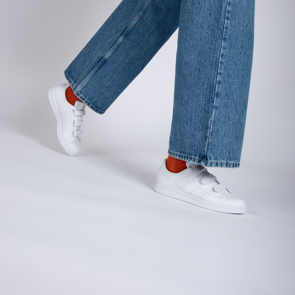 ADIDAS ORIGINALS STAN SMITH CF SNEAKERS FEMME BLANC SCRATCH Courir