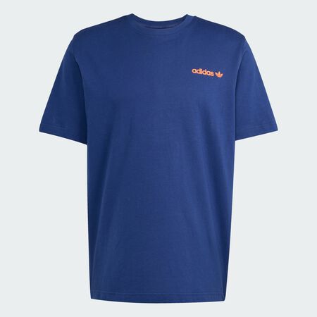 ADIDAS ORIGINALS Calm Coffee Bear Graphic Tee Dark Blue MEN