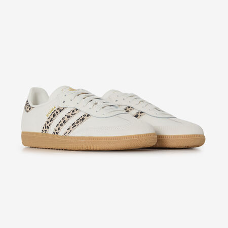 ADIDAS ORIGINALS samba SAMBA OG LEOPARD WHITE/BROWN JUNIOR