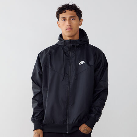 NIKE JACKET WINDRUNNER NOIR/BLANC HOMME
