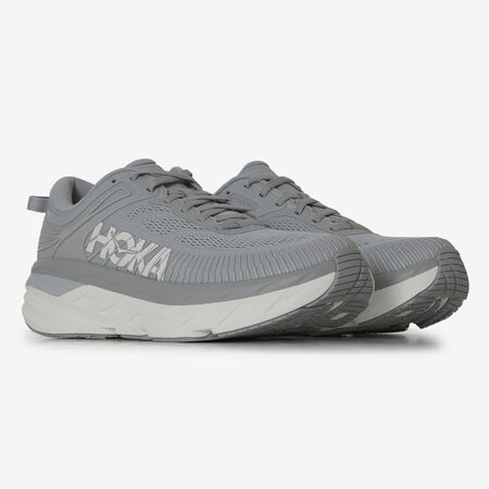 HOKA BONDI 7 WHITE/GREY MEN