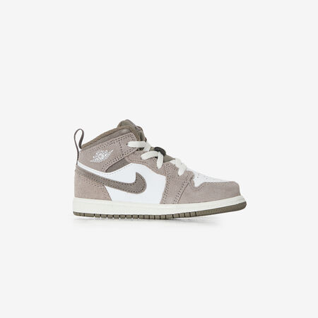 JORDAN air jordan 1 AIR JORDAN 1 MID BROWN/WHITE BABIES