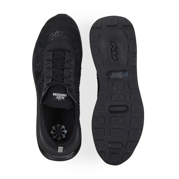 Flyknit racer black white top for sale