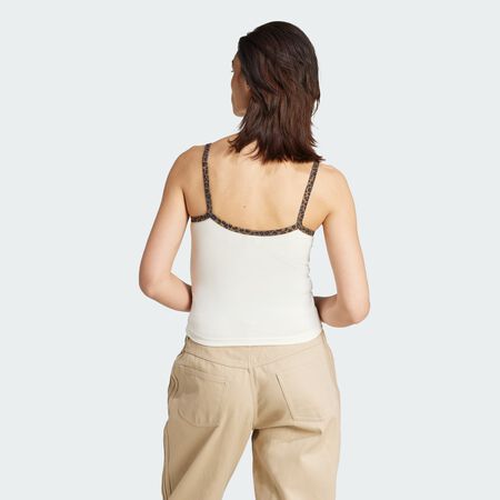 ADIDAS ORIGINALS Débardeur Leopard Off White FEMME