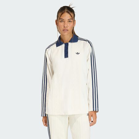 ADIDAS ORIGINALS WINTERISED LONGSLEEVE SOCCER JERSEY : Off White
