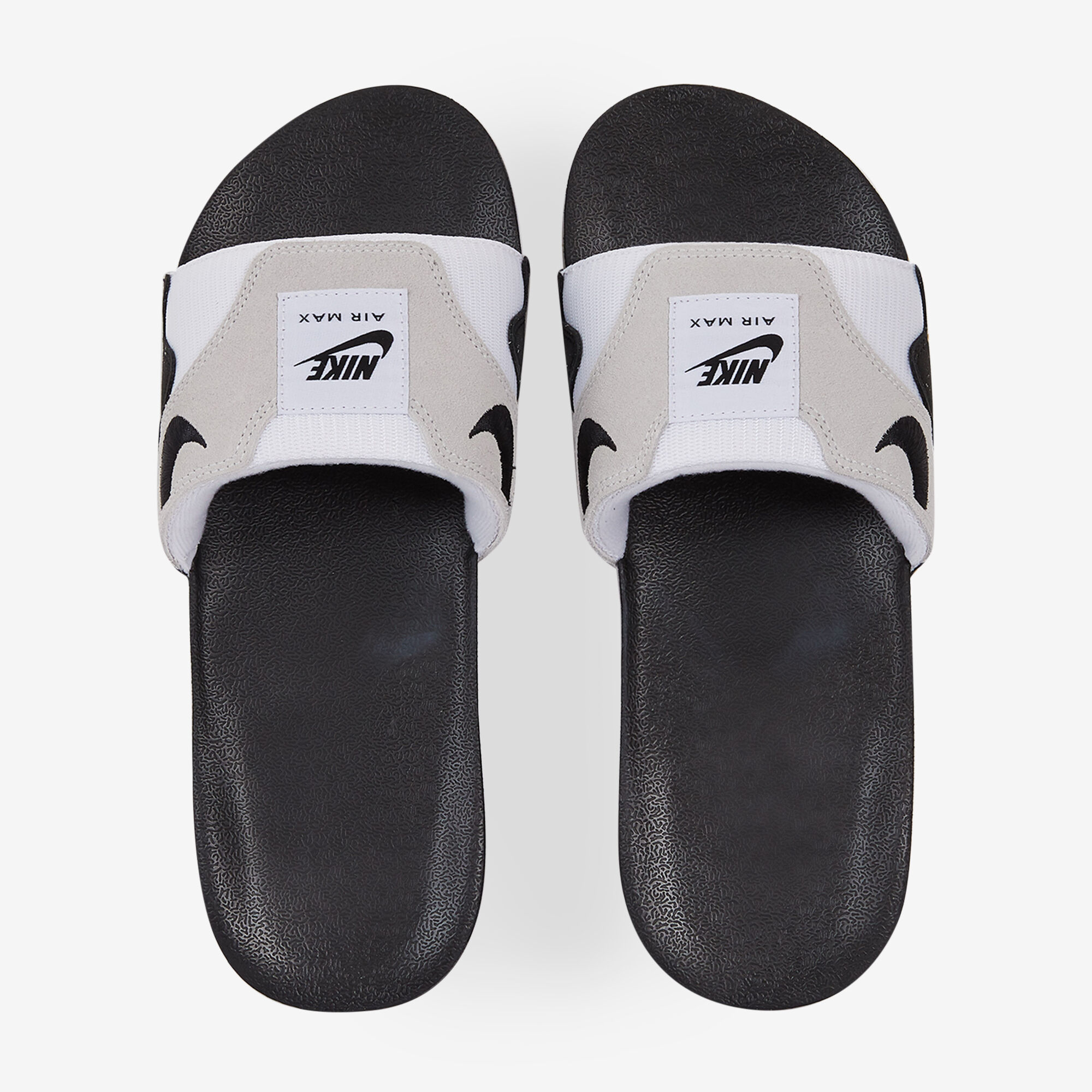 NIKE AIR MAX 1 SLIDE BLACK WHITE SUMMER MEN Courir