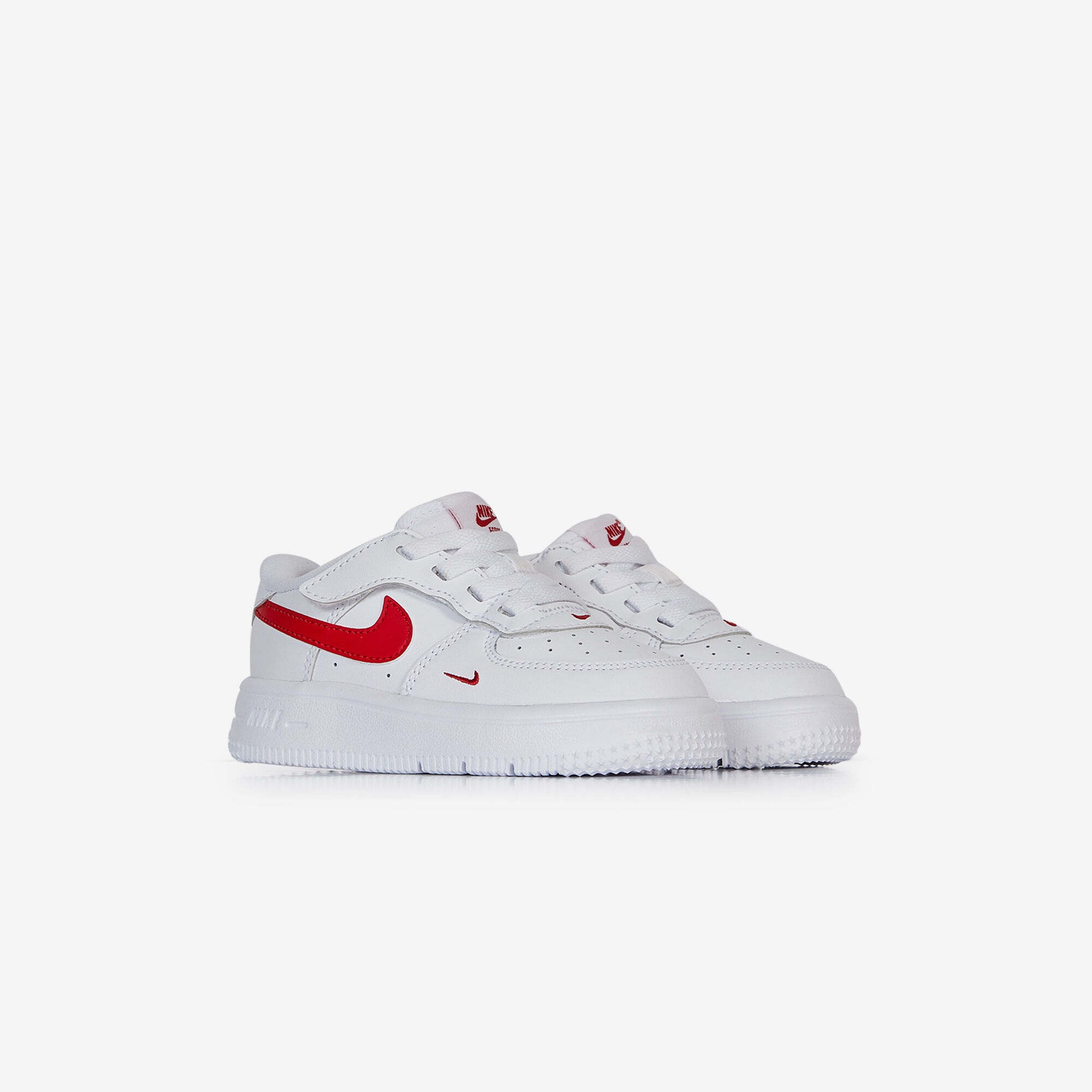 NIKE AIR FORCE 1 LOW CF SNEAKERS ENFANT BLANC ROUGE SCRATCH Courir