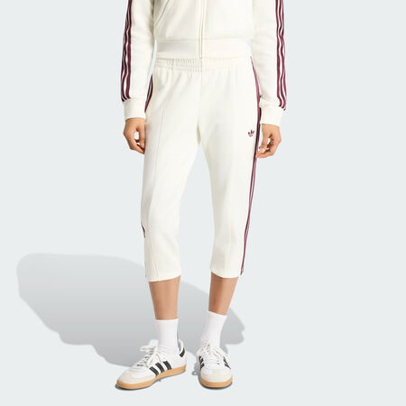 ADIDAS ORIGINALS 3/4 SUPERSTAR TRACK PANTS Off White WOMEN