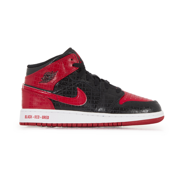 clumsy Immunity chant JORDAN AIR JORDAN 1 MID BRED NOIR/ROUGE | Courir.com