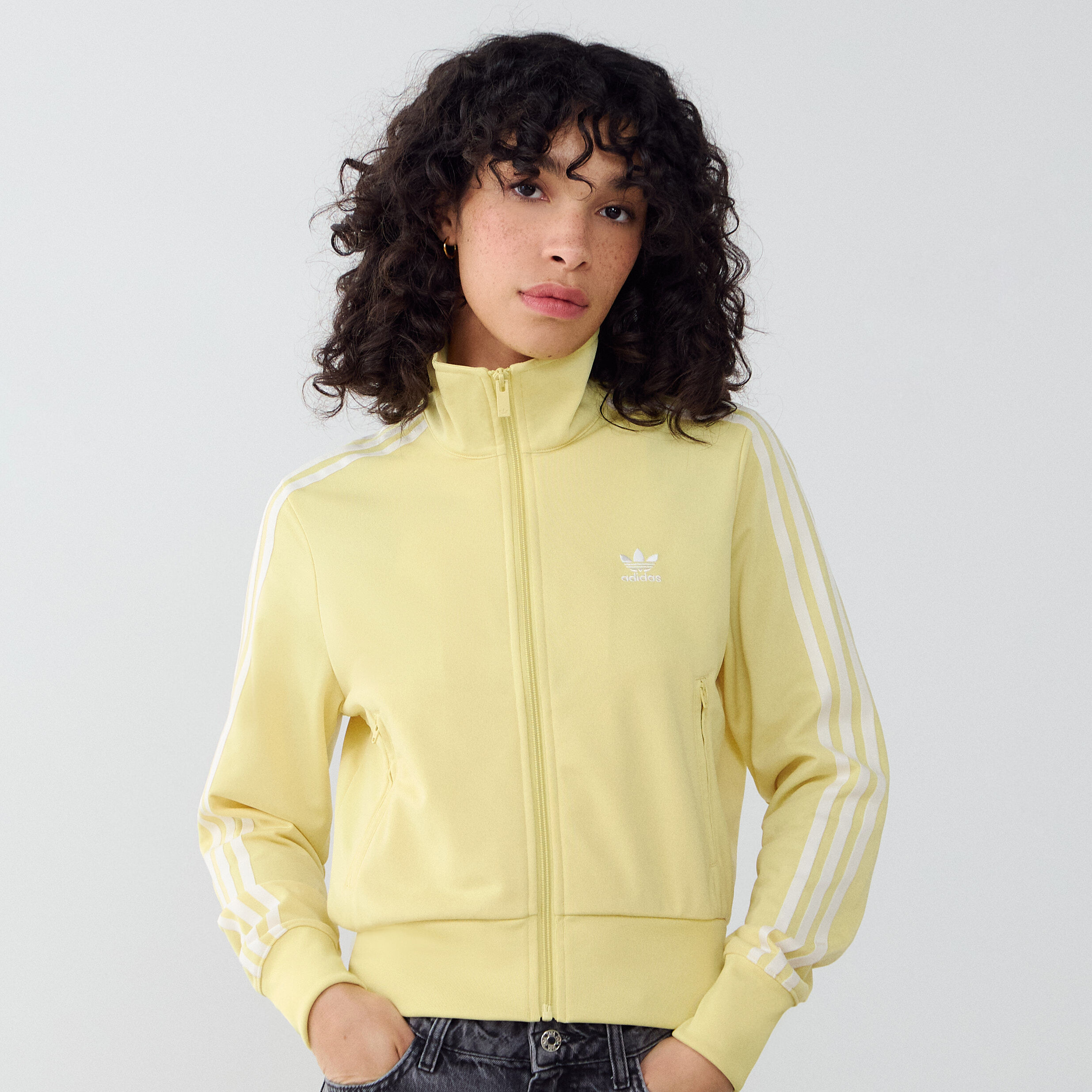ADIDAS ORIGINALS JACKET FZ TRACKTOP FIREBIRD YELLOW