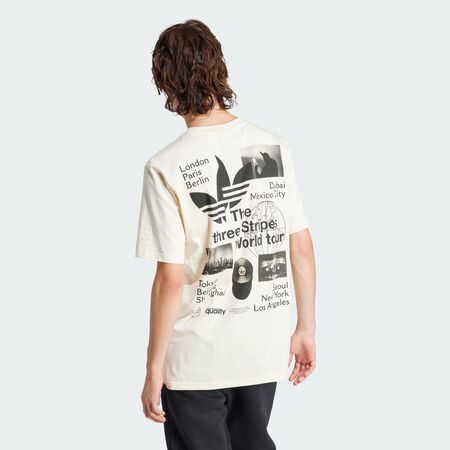 ADIDAS ORIGINALS BT Short Sleeve Tee Cream White MEN