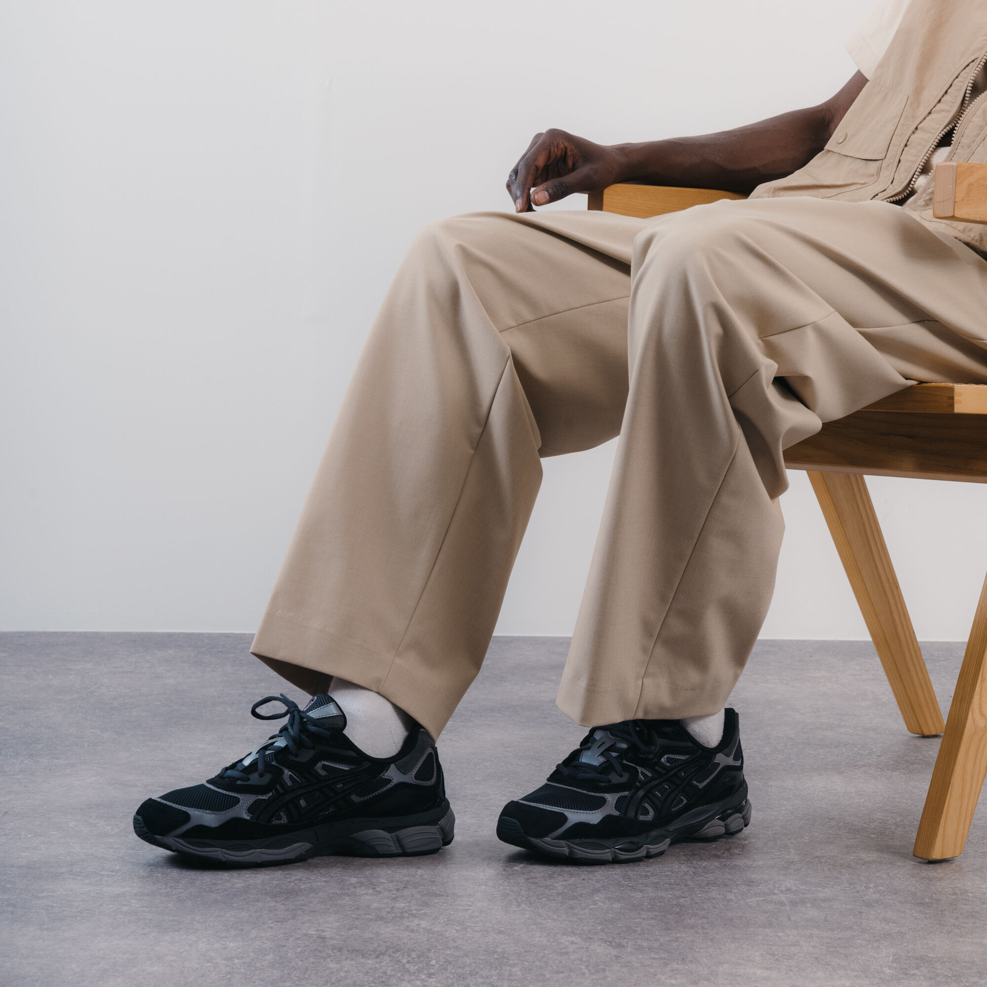 Asics noir homme on sale gel