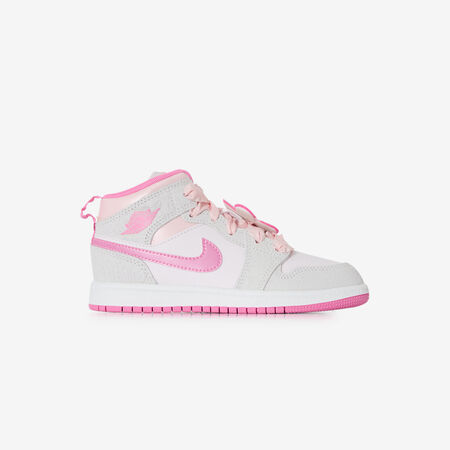 JORDAN air jordan 1 AIR JORDAN 1 MID GREY/PINK TODDLERS