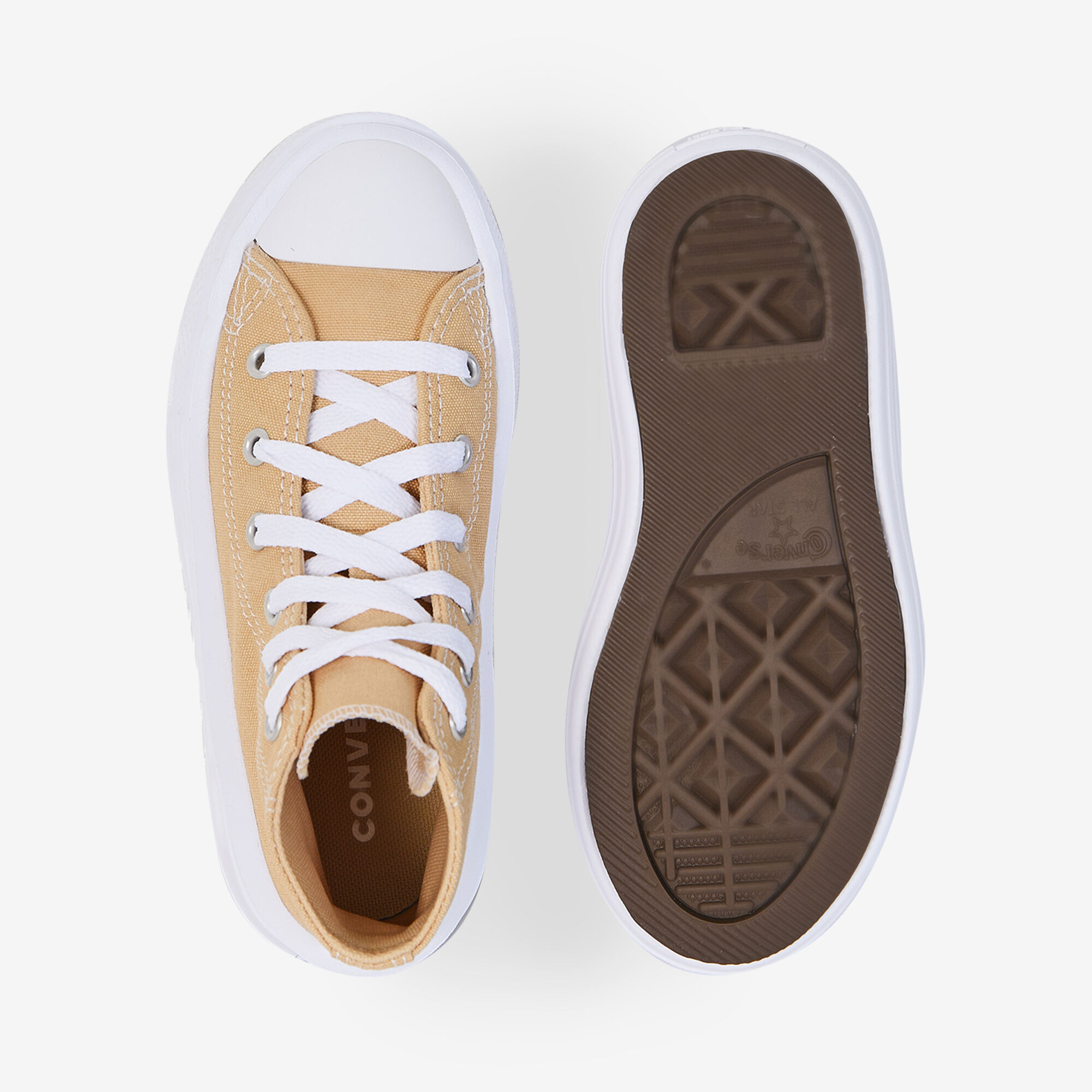 Chuck Taylor All Star Hi Move  Beige   - Enfant -